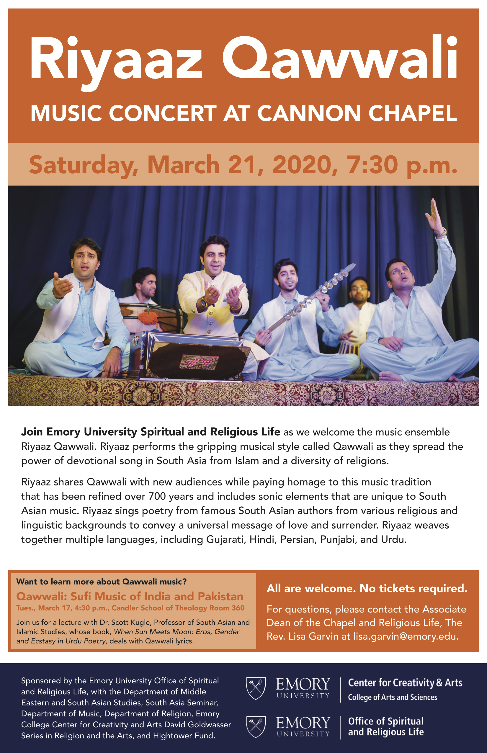 Riyaaz Qawwali concert poster